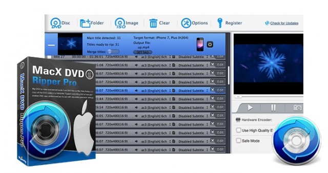 5 advantages of using the MacX DVD Ripper Pro tool to Convert DVD