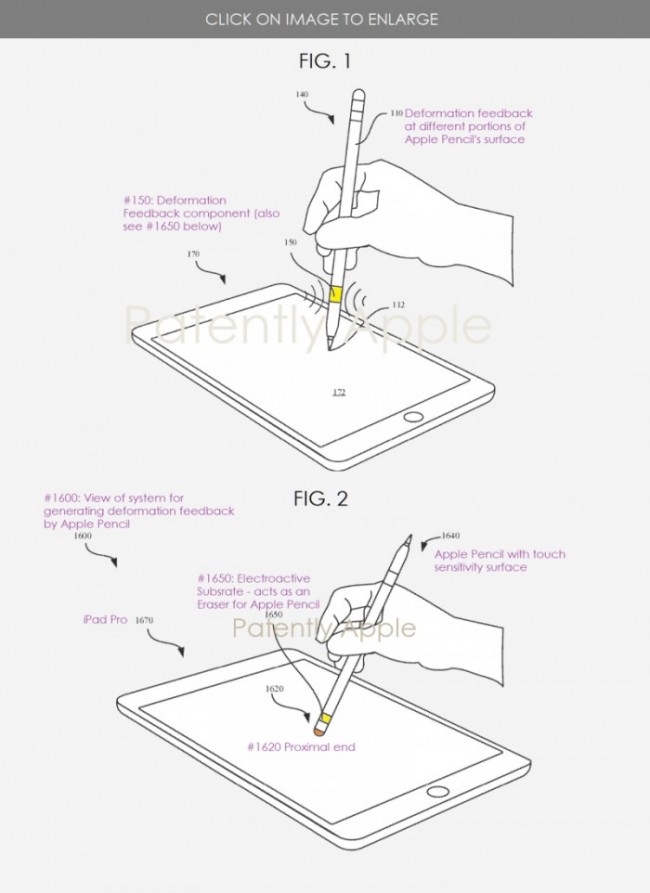 New Apple Pencil Patent with Touch-Sensitive Case and Eraser