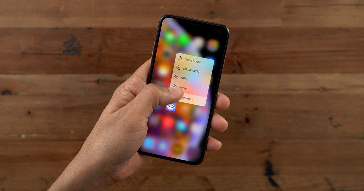 3D Touch on the iPhone
