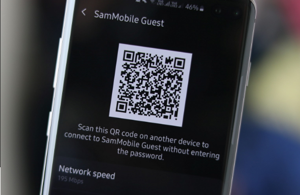 Wi-Fi networks using QR code