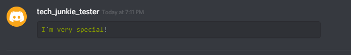 Discord colored text