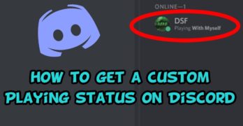 Discord Custom Game Status