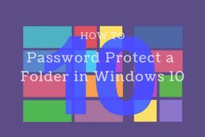 Password Protect Folder in Windows 10 with 7-Zip