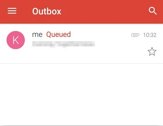 Queued and Failed Gmail