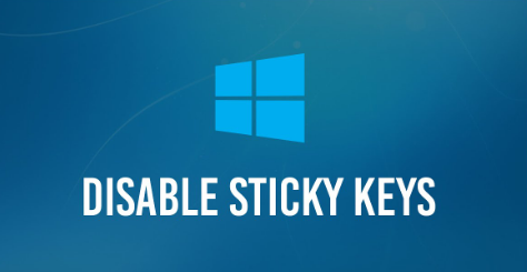 Disable Sticky-Keys Permanently