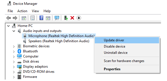 Update and Uninstall Drivers