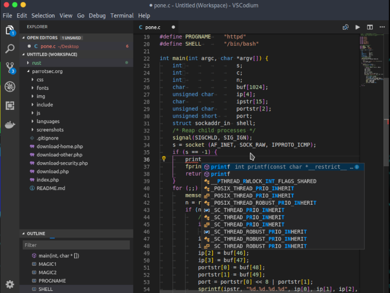 installation of VSCodium IDE on Linux