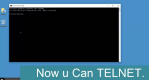 Telnet installation in Windows