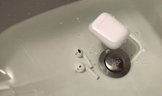 are airpods waterproof