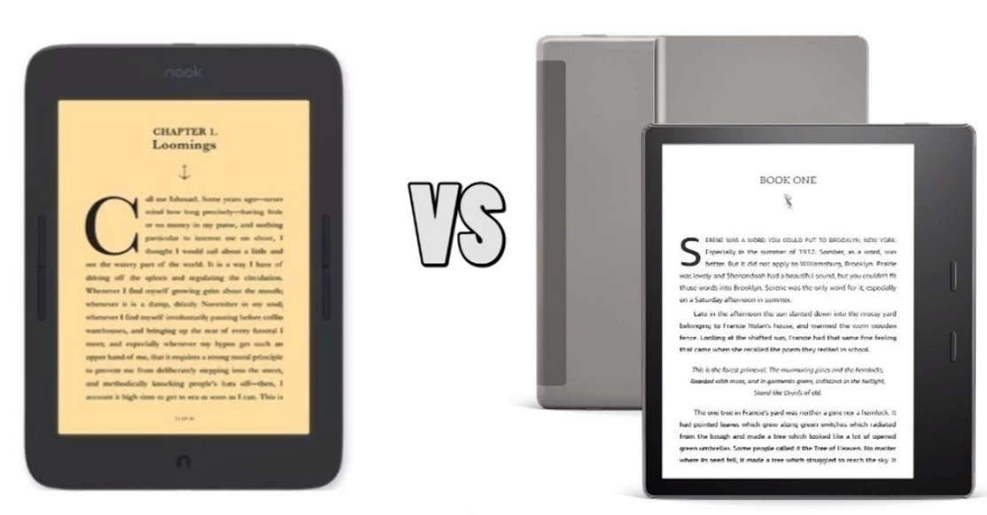 Comparison Between Nook vs Kindle Which One Is Best for You? Techilife