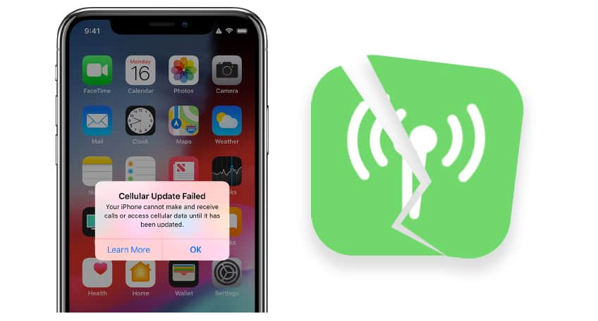 Steps To Fix “Cellular Update Failed” On iPhone