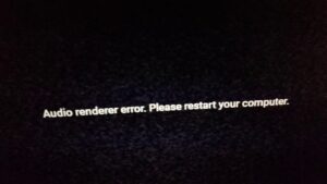 Fix Audio Renderer Error