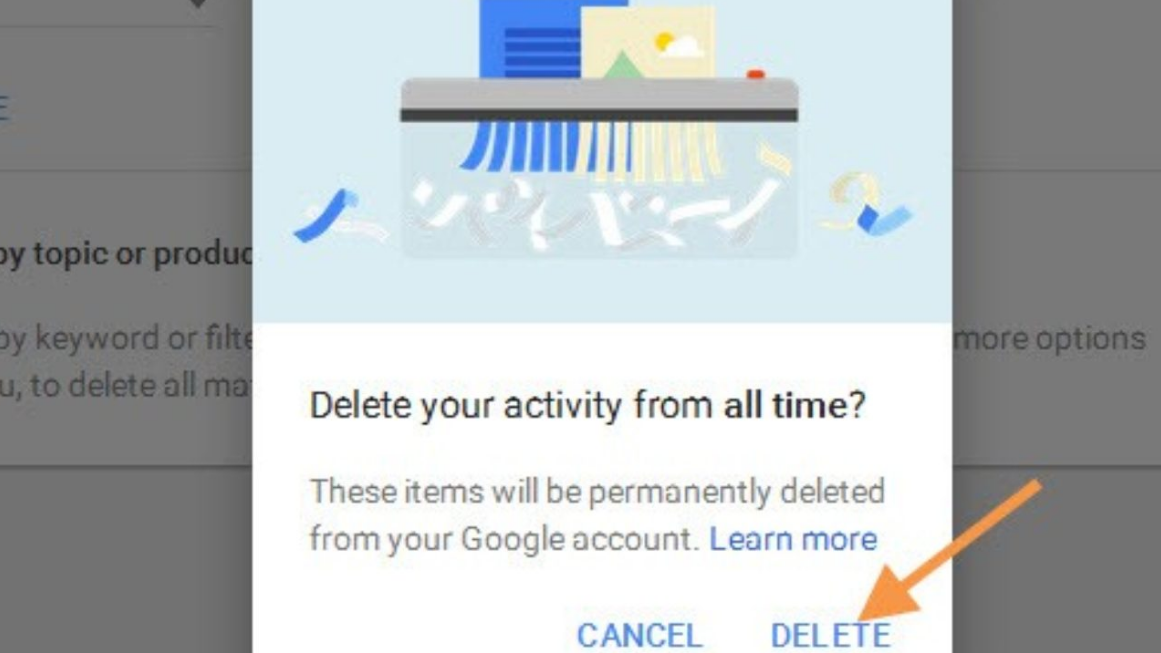 Remove Your Google Activity