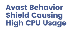 Avast service High CPU Usage