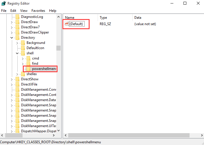 open powershell in a folder in windows