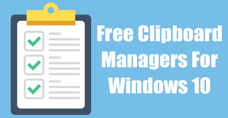 Clipboard Manager For Windows