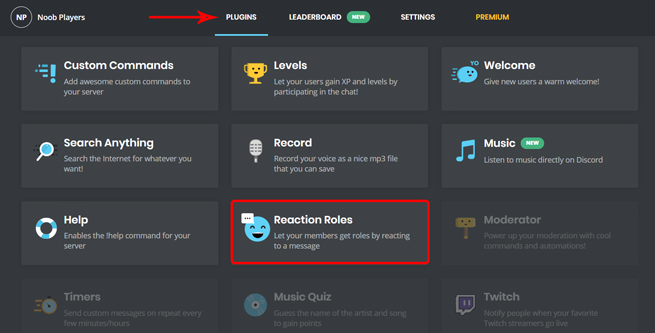 self assign roles discord