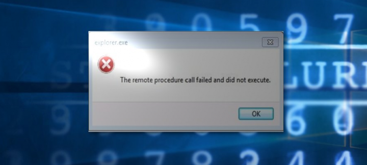 Remote Procedure Call Failed