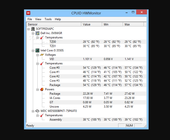 CPUID Hardware Monitor