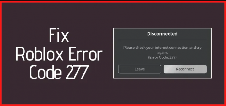 Roblox Error 277
