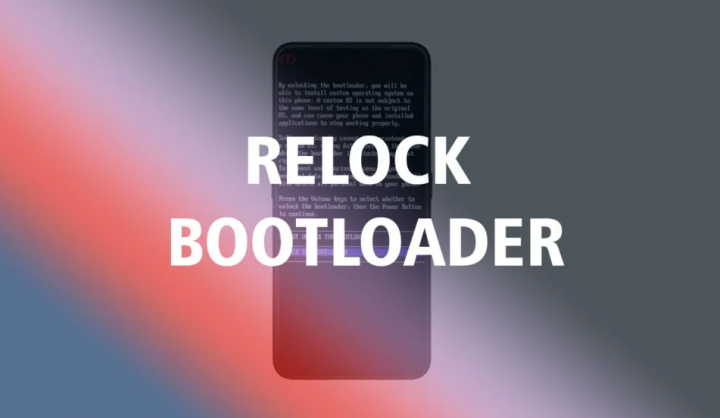 Relock Bootloader