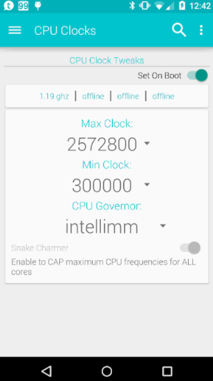Overclock CPU Android