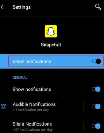 Snapchat Notifications