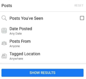 Facebook Advanced Search
