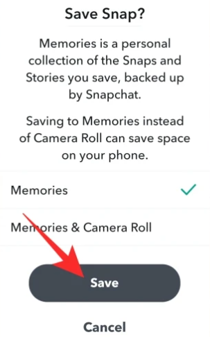 Save Snapchat Videos