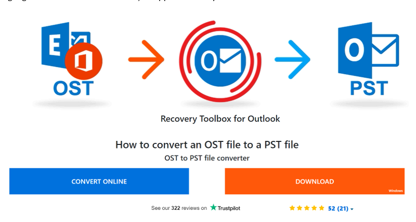 Convert the Corrupt.OST File to a New Format