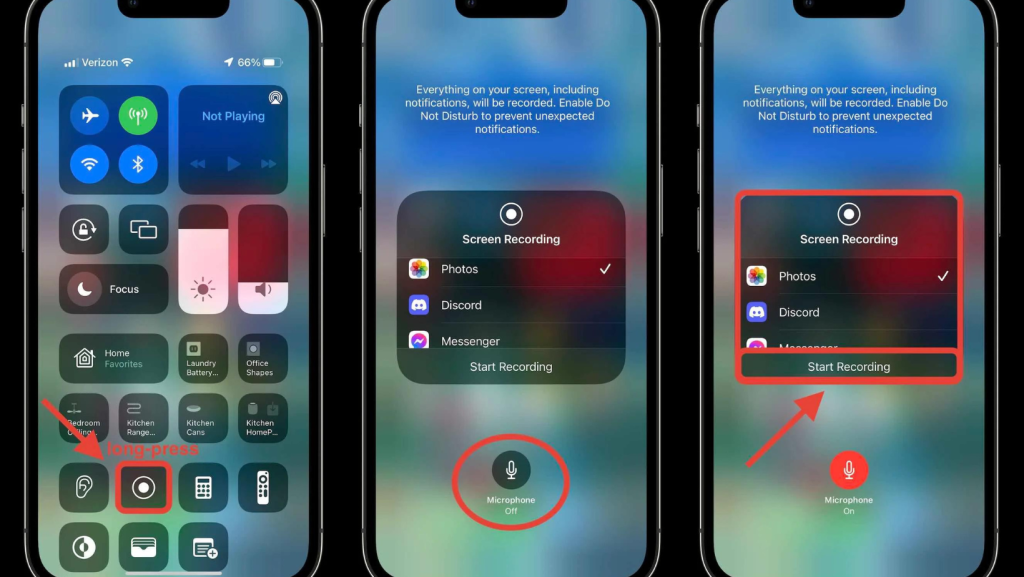 Screen Recording on Your iPhone