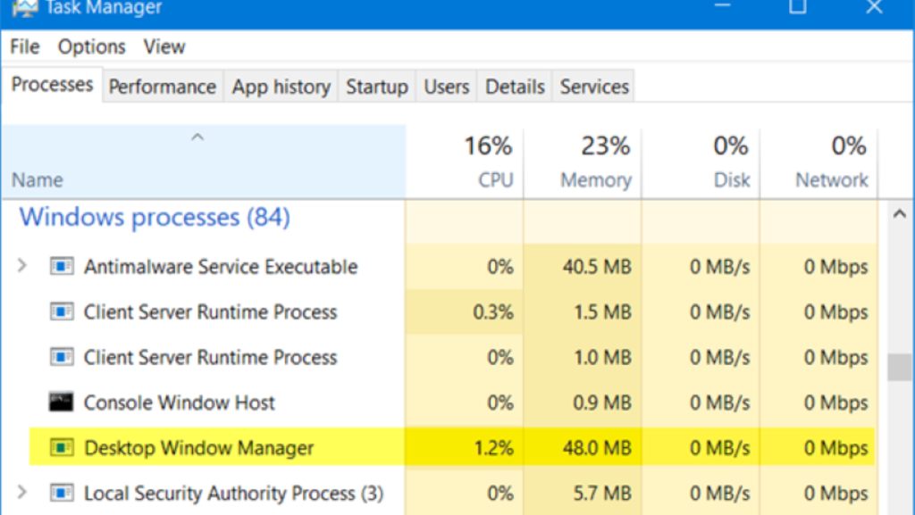 Window Manager High GPU Usage